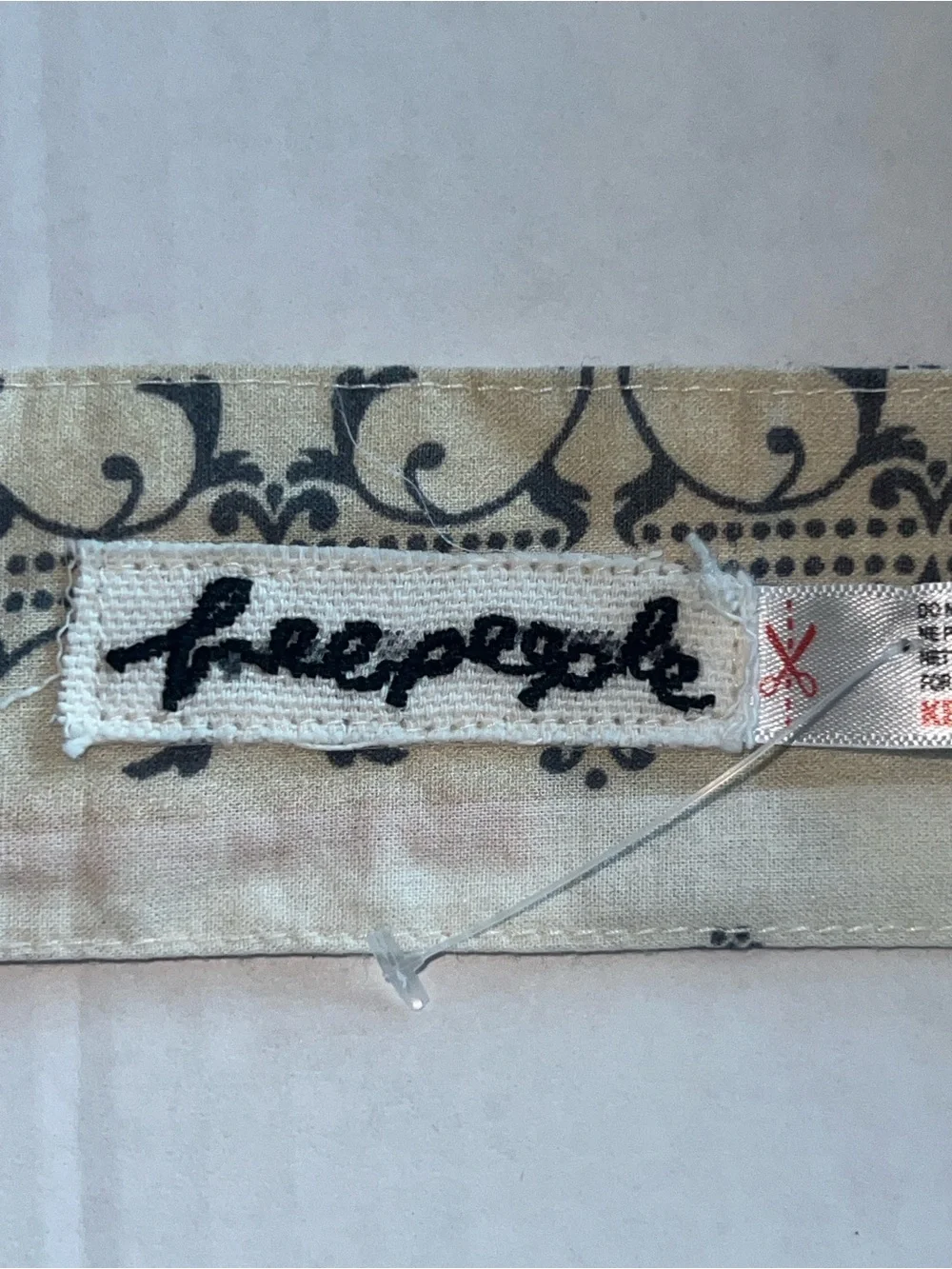 Free People Bandana Stitched Wrap Belt O/S Boho Sash western